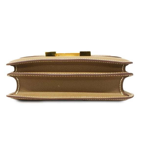 Hermes Shoulder Bag Constance 18 Epson Etoupe Gold Hardware Women's - Picture 3 of 11